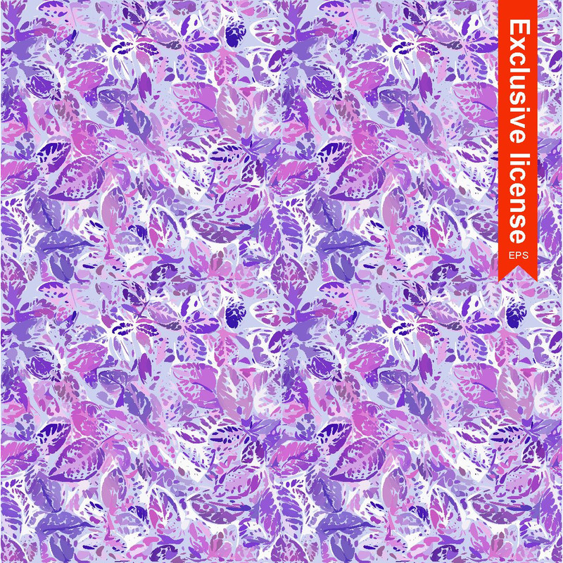 Seamless-pattern-leaf-purple-light