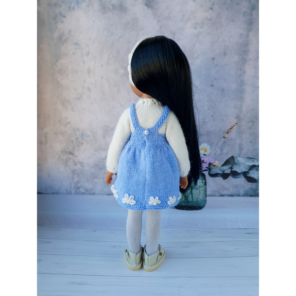 Paola Reina doll clothes, 12 inch doll clothes, Sundress with blouse for Paola Reina, Clothes for doll