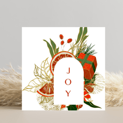 Joy card, holiday greetings, instant download