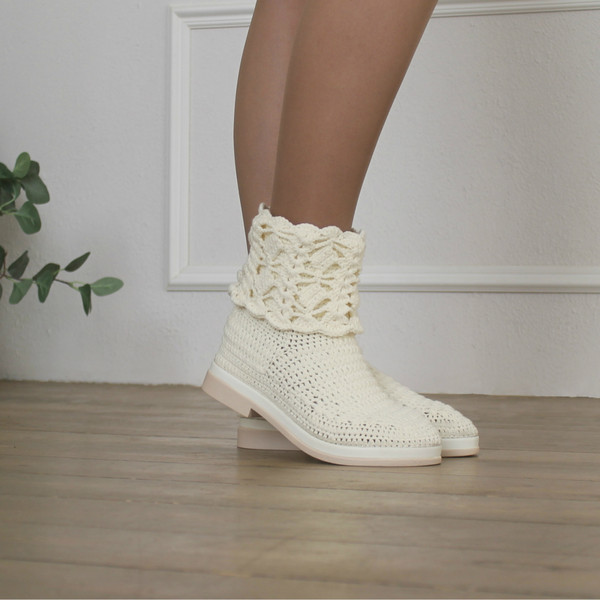 crochet boots summer knit ankle boots 3.jpg