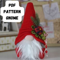 Digital pattern gnome. Gnome with the pumpkins. Holiday gnome. Nisse. Tomte