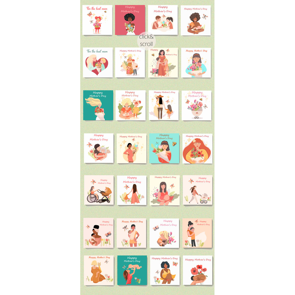 Mother's day cards hand drawn SET.jpg