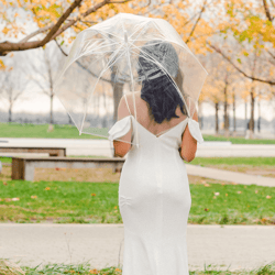 Wedding Photoshoot Clear Bubble Umbrella