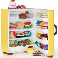Digital | Crochet vintage toys | Knitted refrigerator | Knitted food | Ice box | Toys for children | PDF template