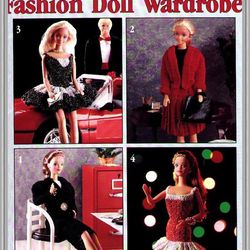 Digital - Vintage Barbie Crochet Pattern -  Crochet Patterns for Dolls - PDF