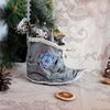 Gray Elf boots. Santa Claus boots, chimney sock, Christmas boots, Christmas bags, Christmas decorations. Ready to Ship (3).JPG
