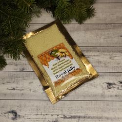 adsorbed royal jelly! 40g (1,14oz). authentic! natural! wild siberia! altai mountains! eco-friendly! top quality!