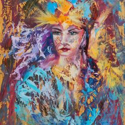 aphrodite god girl woman beauty love men art original oil painting artist svinar oksana