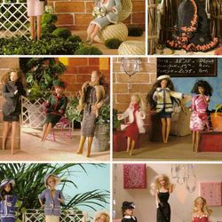 Digital | Vintage Barbie Crochet Pattern | Crochet Patterns for Dolls 11-1/2" | FRENCH PDF TEMPLATE