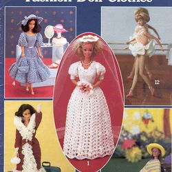 Digital | Vintage Barbie Crochet Pattern | Crochet Patterns for Dolls 11-1/2" | ENGLISH PDF TEMPLATE