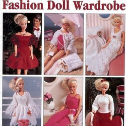 Digital | Vintage Barbie Knitting Pattern | Knitting Patterns for Dolls | ENGLISH PDF TEMPLATE