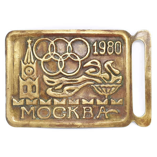 2 Vintage Belt Buckle USSR Olympic Games Moscow 1980.jpg
