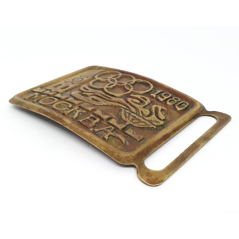 5 Vintage Belt Buckle USSR Olympic Games Moscow 1980.jpg