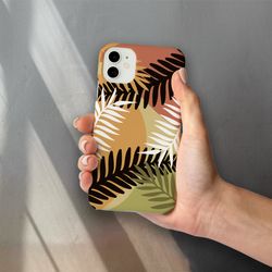 boho tropical leaves iphone 14 iphone 12 pro iphone 11 pro iphone se 2020 iphone 11 case iphone 12 mini iphone xr