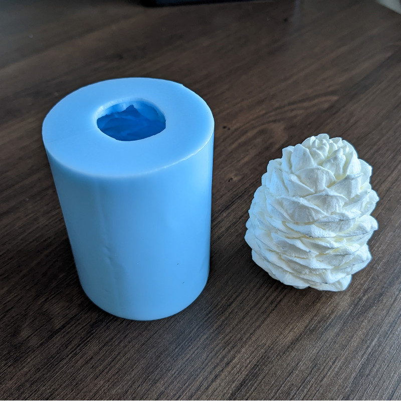 Pinecone silicone mold