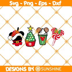 Christmas Cream Svg, Disney Christmas Svg, Christmas Candy Svg, Mouse Head Svg, Love Christmas Svg, File For Cricut