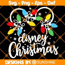 Mouse Head Disney Christmas Svg, Disney Christmas Svg, Mouse Head Christmas Svg, Disney Svg, File for Cricut