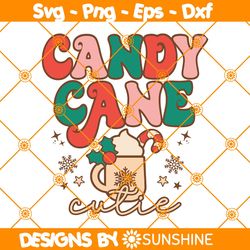 Candy Cane Cutie Svg, Christmas Svg, Cream Christmas Svg, Candy Christmas Svg , Merry Christmas Svg, File For Cricut