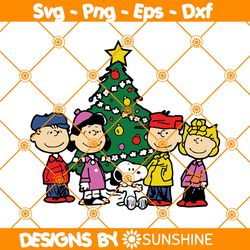 The Peanuts Christmas SVG PNG, Snoopy Christmas SVG, Charlie Brown SVG, Christmas Svg, File for Cricut