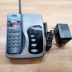 senao sn-258 long range distance cordless telephon plus new battery new case