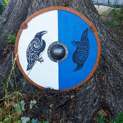 Viking shield Authentic celtic battle medieval shield Larp shield for viking or medieval reenactment