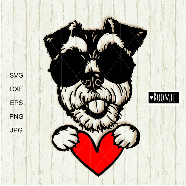 Miniature schnauzer with heart and sunglasses clipart.jpg