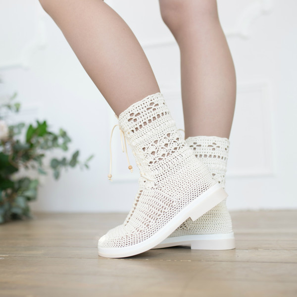 crochet boots summer knit ankle boots 4.jpg