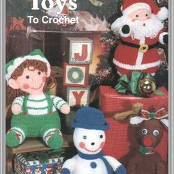 Digital - Vintage Toys Crochet Pattern - Crochet Patterns Christmas Toys - PDF