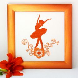 Ballerina Silhouette Picture, Dancing Girls Room Decor, Dance Recital Gift, Ballerina Wall Art, Dance Teacher Gift