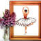 Finished cross stitch picture ballerina Hand embroidery designs for women Girls room decor Ballet dancer birthday gifts Ballerina framed art.jpg