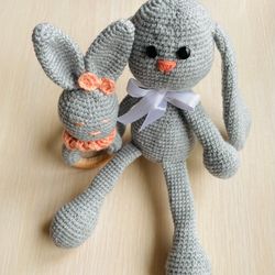 Set of crocheted toys