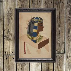 Pharaoh. Egyptian Art Print. 673 H.