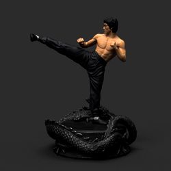 3D model Bruce Lee STL File fo 3D print