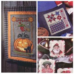 Digital | Vintage Cross Stitch Pattern Holiday | Holiday Decorations | ENGLISH PDF TEMPLATE