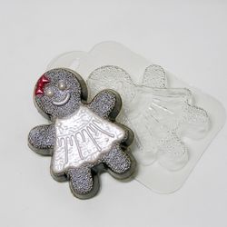 Gingerbread girl - plastic mold