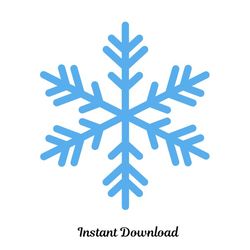 SVG snowflake, Instant Download, Cut File, Christmas Ornament