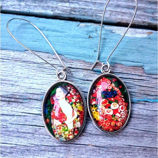 Gustav Klimt earrings, The dancer earrings.jpg