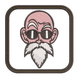 Anime Embroidery Pattern Master Roshi Thinks
