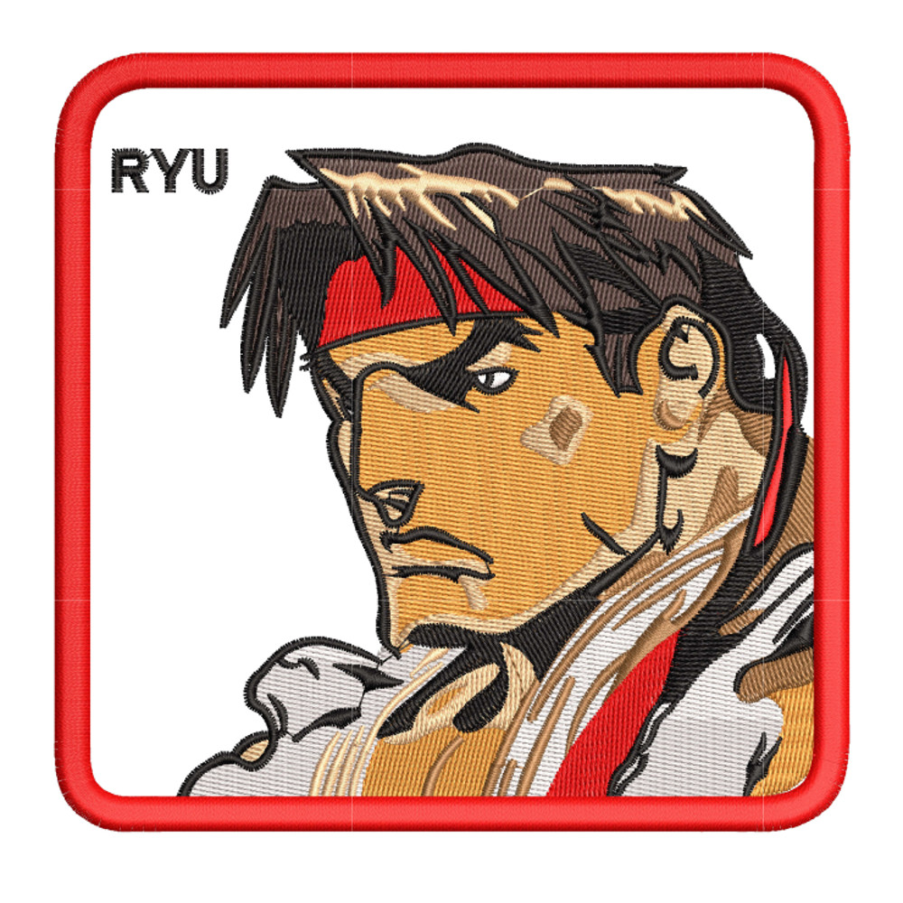 Street Fighter Ryu patch stitched.jpg