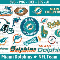 Miami Dolphins SVG Files - Dolphins Logo SVG - Miami Dolphins PNG Logo, NFL Logo