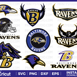 Baltimore Ravens SVG Files - Ravens Logo SVG - Baltimore Ravens PNG Logo, NFL Logo