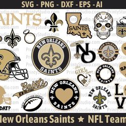 New Orleans Saints SVG Files - Saints Logo SVG - New Orleans Saints PNG Logo, NFL Logo