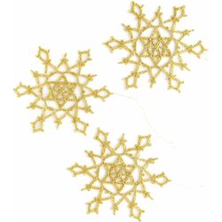 Christmas Snowflake Crochet Pattern Ornament. PDF file digital download.