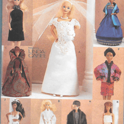PDF 90s Vogue Sewing Pattern 9531 Linda Carr 11 1/2 Inch Fashion Doll