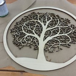 Digital Template Cnc Router Files Cnc Wall Panel Files for Wood Laser Cut Pattern