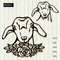 goat portrait with flowers clipart.jpg