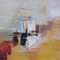 Small Abstract Canvas 4X4" Evgeniy Maslov BM0DWC1IBC
