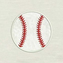 Baseball applique Embroidery design 3 Sizes reading pillow-INSTANT D0WNL0AD