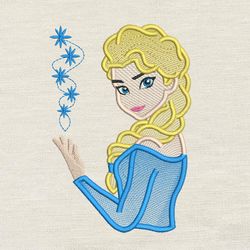 Elsa Frozen embroidery design 3 Sizes reading pillow-INSTANT D0WNL0AD