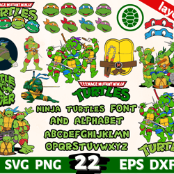 Digital Download, Ninja Turtle svg, Ninja Turtle png, Ninja Turtle clipart, Ninja Turtle cricut